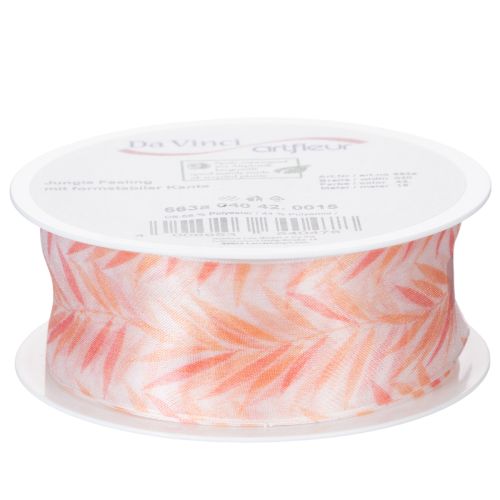 Artikel Organzalint, chiffonlint, jungle-oranje, 40 mm, 15 m