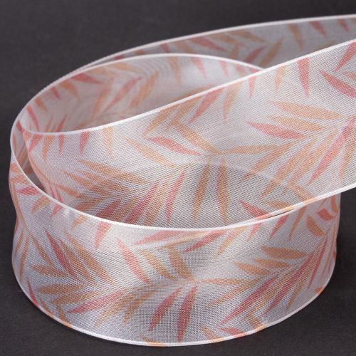 Artikel Organzalint, chiffonlint, jungle-oranje, 40 mm, 15 m