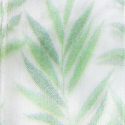 Artikel Organzalint, chiffonlint, groen plantenlint, 40 mm x 15 m