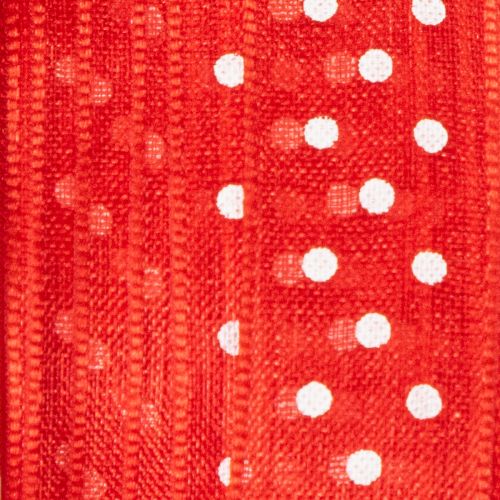Artikel Lint met stippenpatroon voor veelzijdige seizoenscadeauverpakkingen, 1,5 cm breed, 20 m lang
