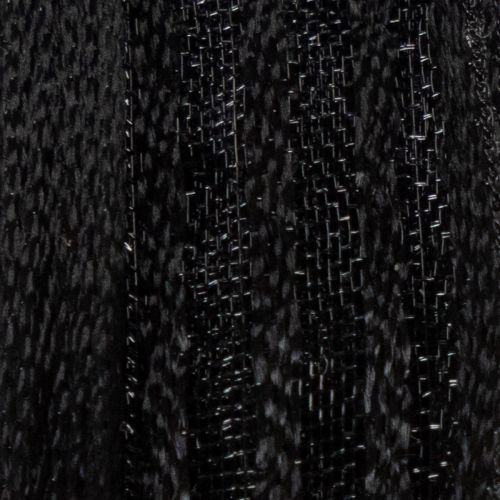 Artikel Organzalint met strepen, cadeaulint, zwart, 15 mm breed, 20 m lang