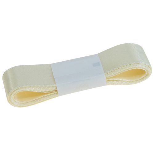 Floristik24 Decoratief lint cadeaulint creme lint zelfkant 25mm 3m