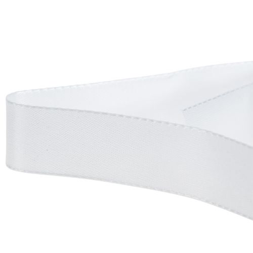 Artikel Decoratielint cadeaulint wit lint zelfkant 25mm 3m