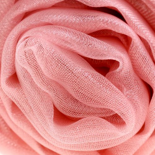Floristik24 Decoratieve stof organza oud roze 150cm x 300cm