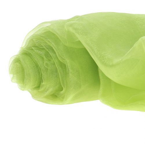 Floristik24 Decoratiestof organza groen 150cm x 300cm