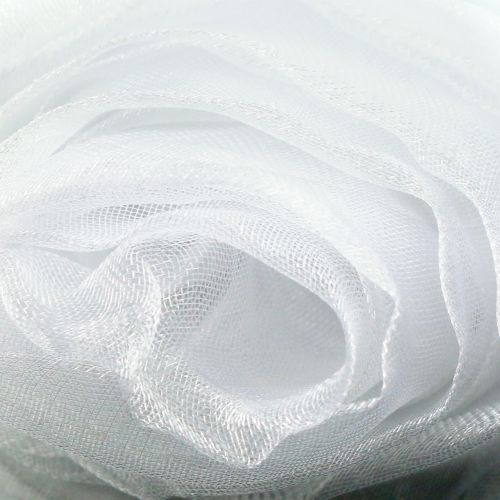 Floristik24 Decostof organza wit 150cm x 300cm