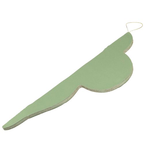 Artikel Kerstdecoraties van papieren ornament in mint H40cm 2 st