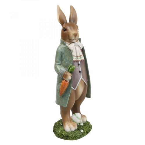 Floristik24 Paasdecoraties deco konijnen Paashaas figuur paar konijnen H34cm 2st