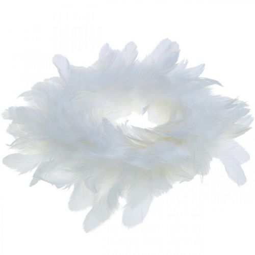 Floristik24 Paasdecoratie lentekrans wit Ø16cm lentedecoratie