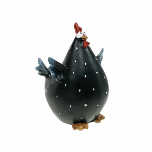 Paasdecoratie kip, grappige kip, tafeldecoratie voor de lente, Paas kip 13cm