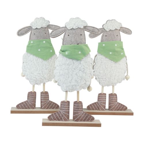 Floristik24 Paasdecoratie schapen tafeldecoratie Paasdecoratie figuren 37cm 3st