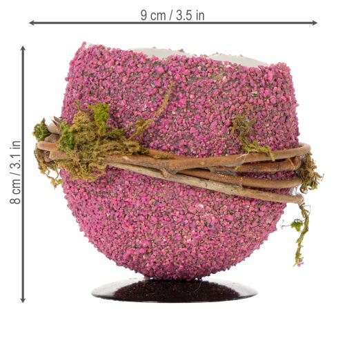 Artikel Decoratieve schaal in de vorm van een paasei voor lente- of paastafeldecoratie, 9 cm, 4 stuks