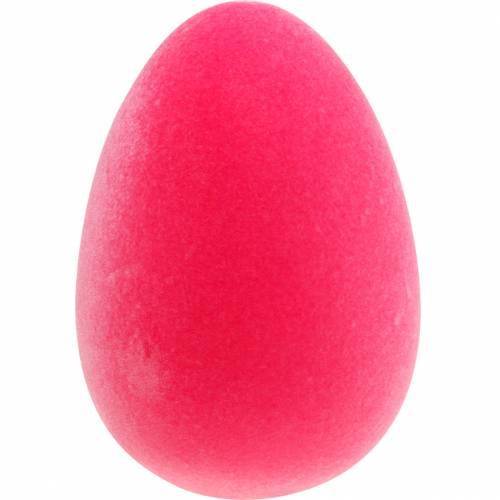 Floristik24 Paasei roze H25cm ei gevlokt Paasdecoratie eierdecoratie