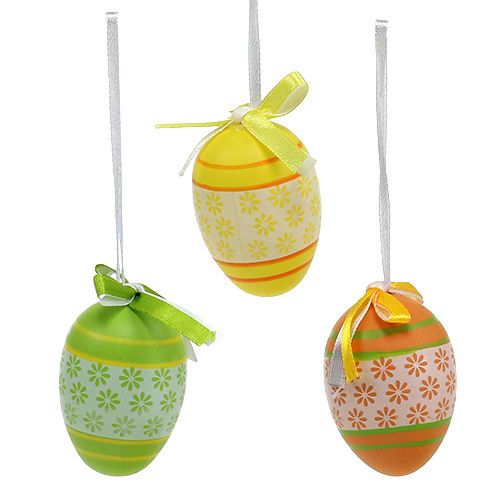 Floristik24 Paaseieren om op te hangen mix diverse kleuren 6cm 18 st