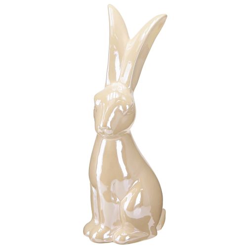 Artikel Paashaas Keramiek in Beige Keramiek Konijn Groot H49.5cm