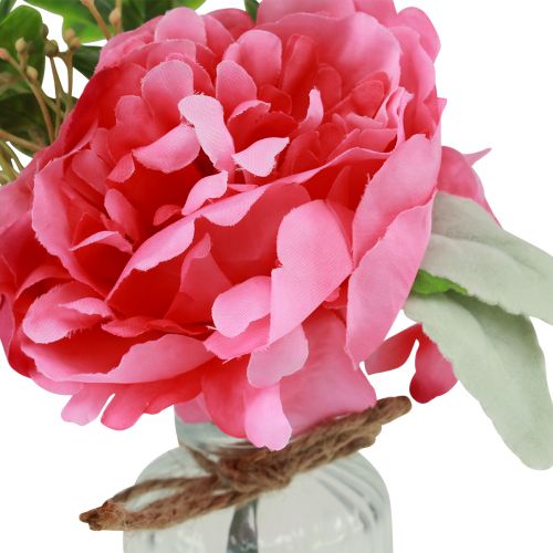 Artikel Pioendecoratie in de vaas tafeldecoratie zomer roze 20cm