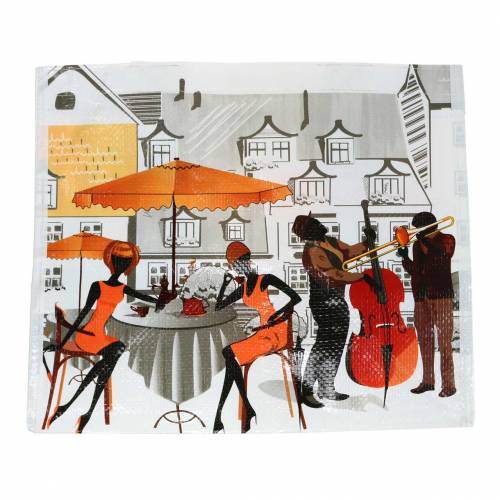 Floristik24 Boodschappentas met handvatten Bella Vita kunststof 32 × 21 × 26cm