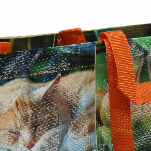 Floristik24 Boodschappentas met hengsels picknick plastic 45×20×44cm