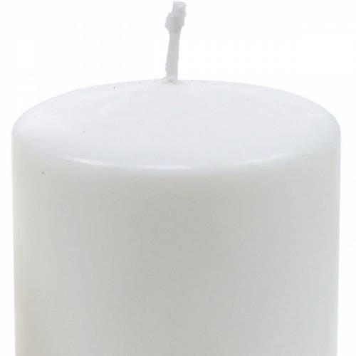 Floristik24 PURE stompkaars 130/70 natuurlijke waskaars met koolzaadwaskaarsdecoratie