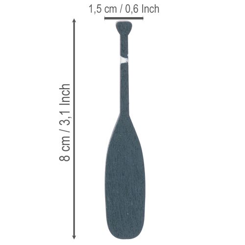 Miniatuur peddeldecoratie voor nautische doeleinden, 8 cm, 18 stuks | Floristik24.nl