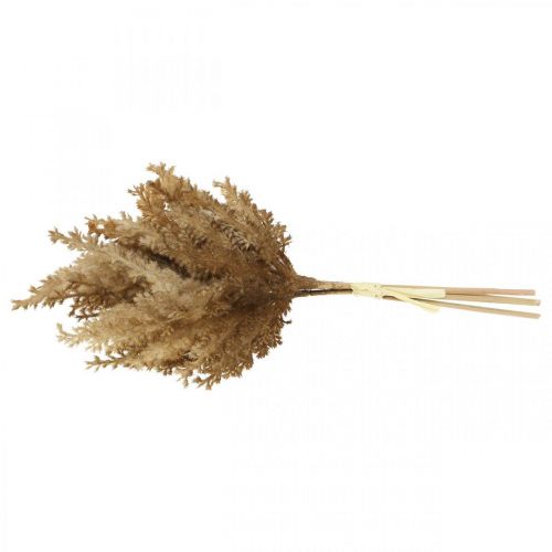 Floristik24 Pampagras kunst bruin droog decoratie siergras 35cm 4st