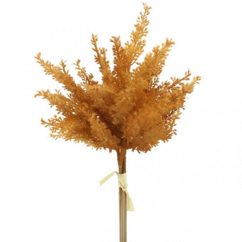 Pampagras kunstgras Oranje droog gras 35cm 4st