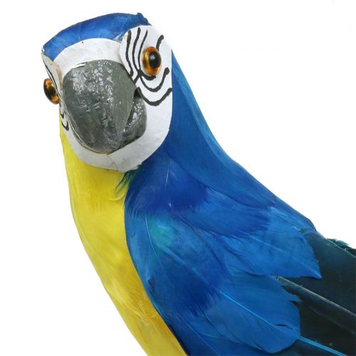 Artikel Decoratieve papegaai blauw 44cm