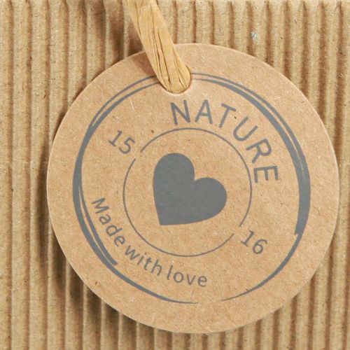 Artikel Papieren bloempot plantenzak folie naturel 10,5cm 10 stuks