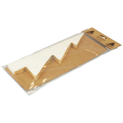 Floristik24 Papieren kerstboom Papieren kerstboom Wit Goud H30cm