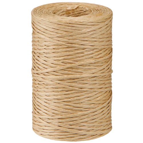 Floristik24 Papierdraad papierbinddraad naturel 0,4mm 205m