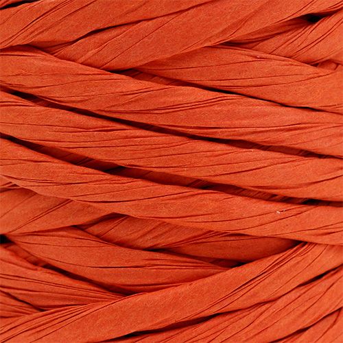 Papiersnoer 6 mm 23 m oranje
