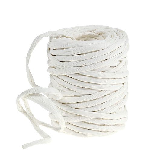Papierkoord 6mm 23m wit