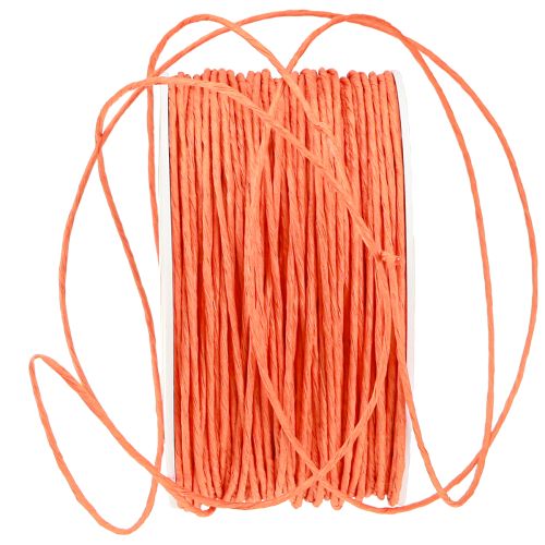Artikel Papierkoord draad gewikkeld Ø2mm 100m Oranje