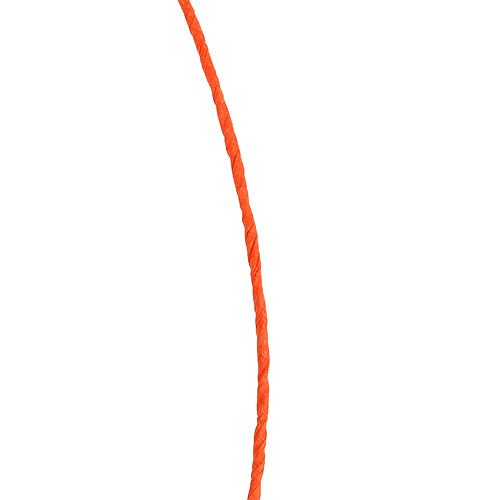 Artikel Papierkoord draad gewikkeld Ø2mm 100m oranje