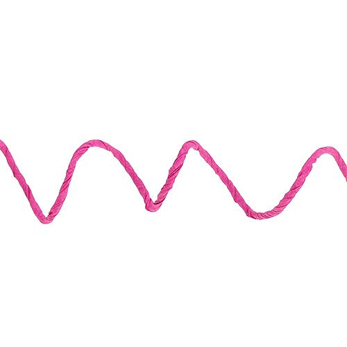 Artikel Papierkoord draad omwikkeld Ø2mm 100m roze