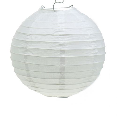 Floristik24 Papieren lantaarn wit Ø20cm