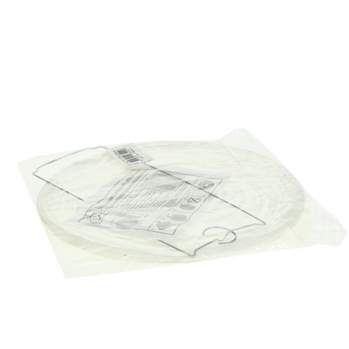 Floristik24 Papieren lantaarn wit Ø20cm