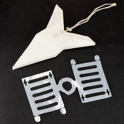 Artikel Papieren sterren Scandinavische stijl kerstster crèmewit 45cm 3 stuks