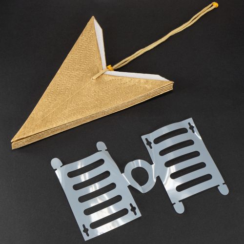 Artikel Papieren kerststerren, goud, 45 cm, 3 stuks