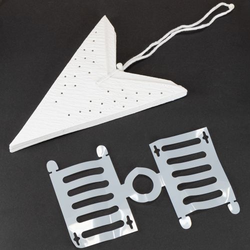 Artikel Papieren sterren voor kerstverlichting, wit, 45 cm, 3 stuks