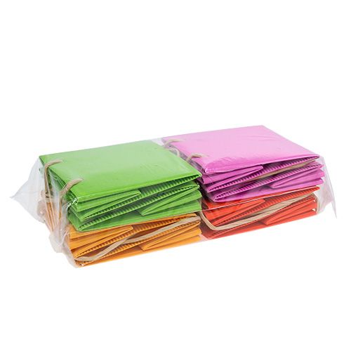 Floristik24 Papieren zak 10,5x10,5x10,5cm ass. 8u