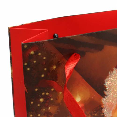 Artikel Cadeauzakjes Kerstmotief Kerstman rood 20cm × 30cm × 8cm set van 2 stuks