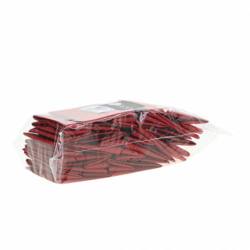 Floristik24 Papieren zak bloempot plantenbak rood 8,5 cm 12 stks