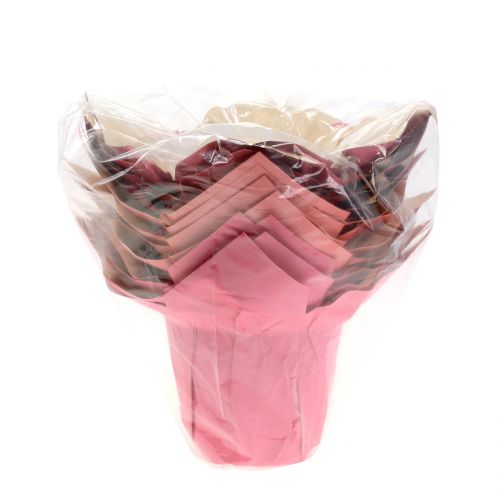 Floristik24 Papieren pottenpot roze Ø12cm 12st