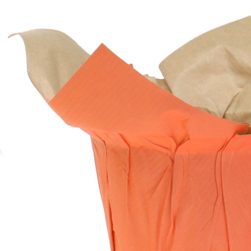 Floristik24 Papieren potten groen, oranje, geel Ø12cm 12st