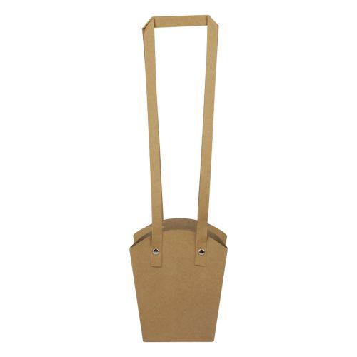 Artikel Papieren zakken handvat plantenbakpapier naturel 11,5×11,5×18,5cm 8 st