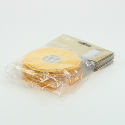 Floristik24 Treinlantaarn Geel Ø10cm H13cm 8st