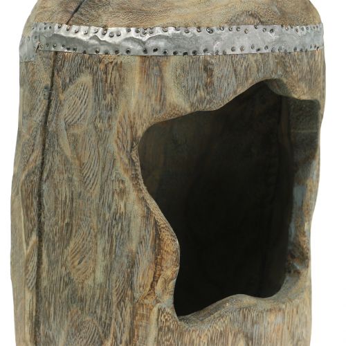 Artikel Decoratief beeld Paulownia hout Ø15cm H39cm