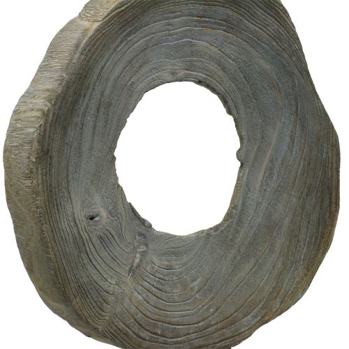 Artikel Decoratief beeld gemaakt van Paulownia-hout gewassen grijs H60cm