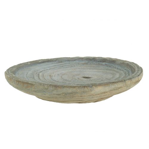 Floristik24 Sierbord Paulownia hout Ø22cm